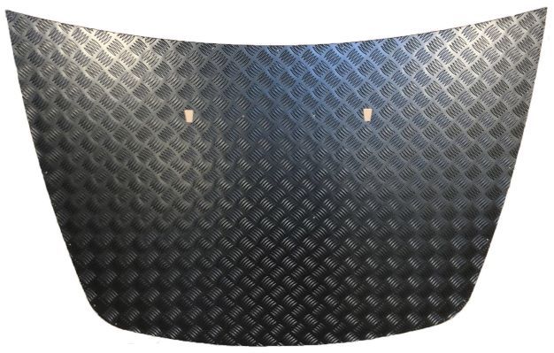 LAND ROVER DISCOVERY 2/TD5 BLACK BONNET PROTECTOR CHEQUER 