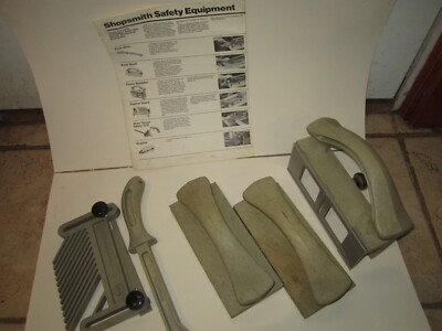 Shopsmith Mark V 500 Safety Tools Push Stick 2 Push Blocks Fence Feather Board