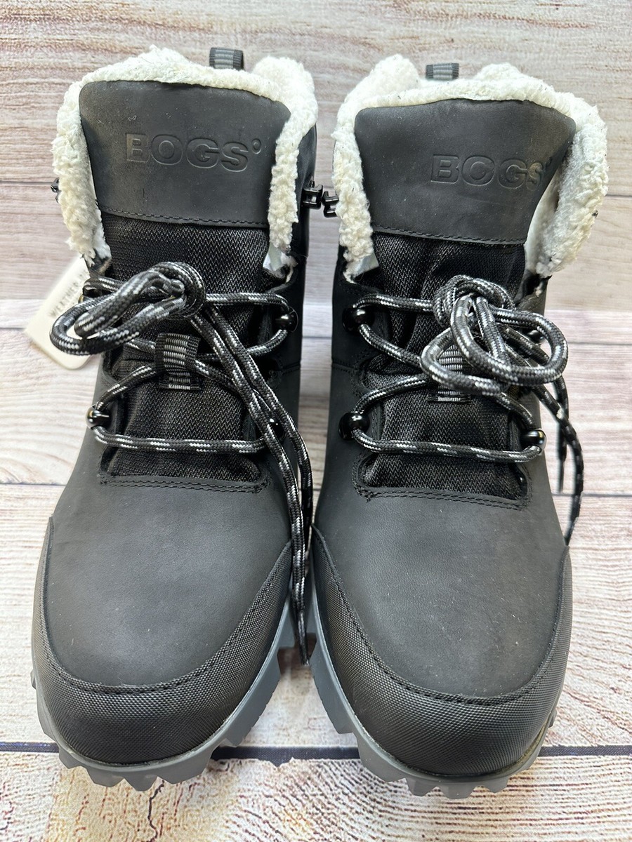 NEW Bogs Women's Arcata Dash Waterproof Boot Black Sz 10 | eBay