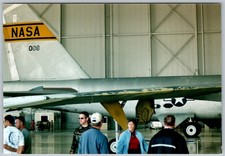 Vtg Color Snapshot NASA Visit Group By Plane 2003 1990s