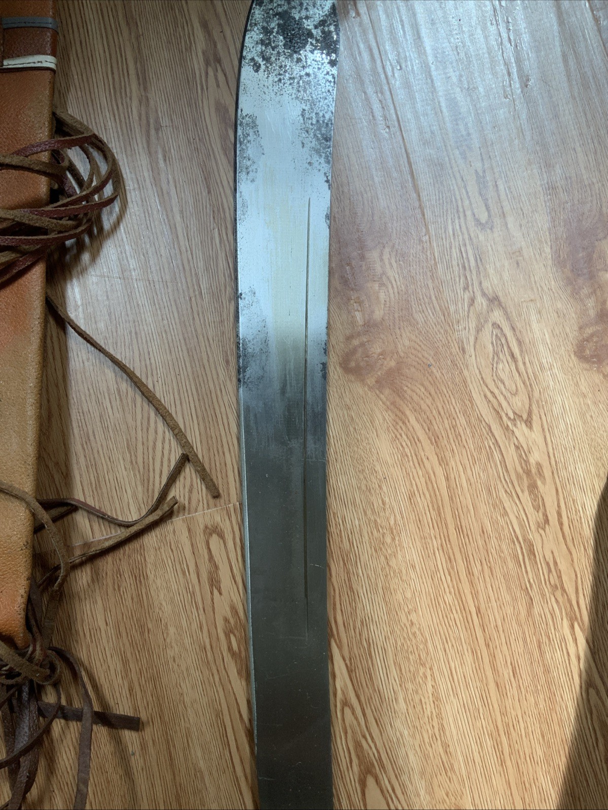 Legitimus Collins & Co 24” Blade Full Tang Machete w/ Leather Sheath 