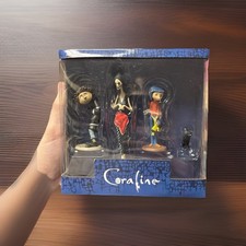 CORALINE NEW  4 PCS - Four PVC Figures from the movie Carolina NEW/SEALED