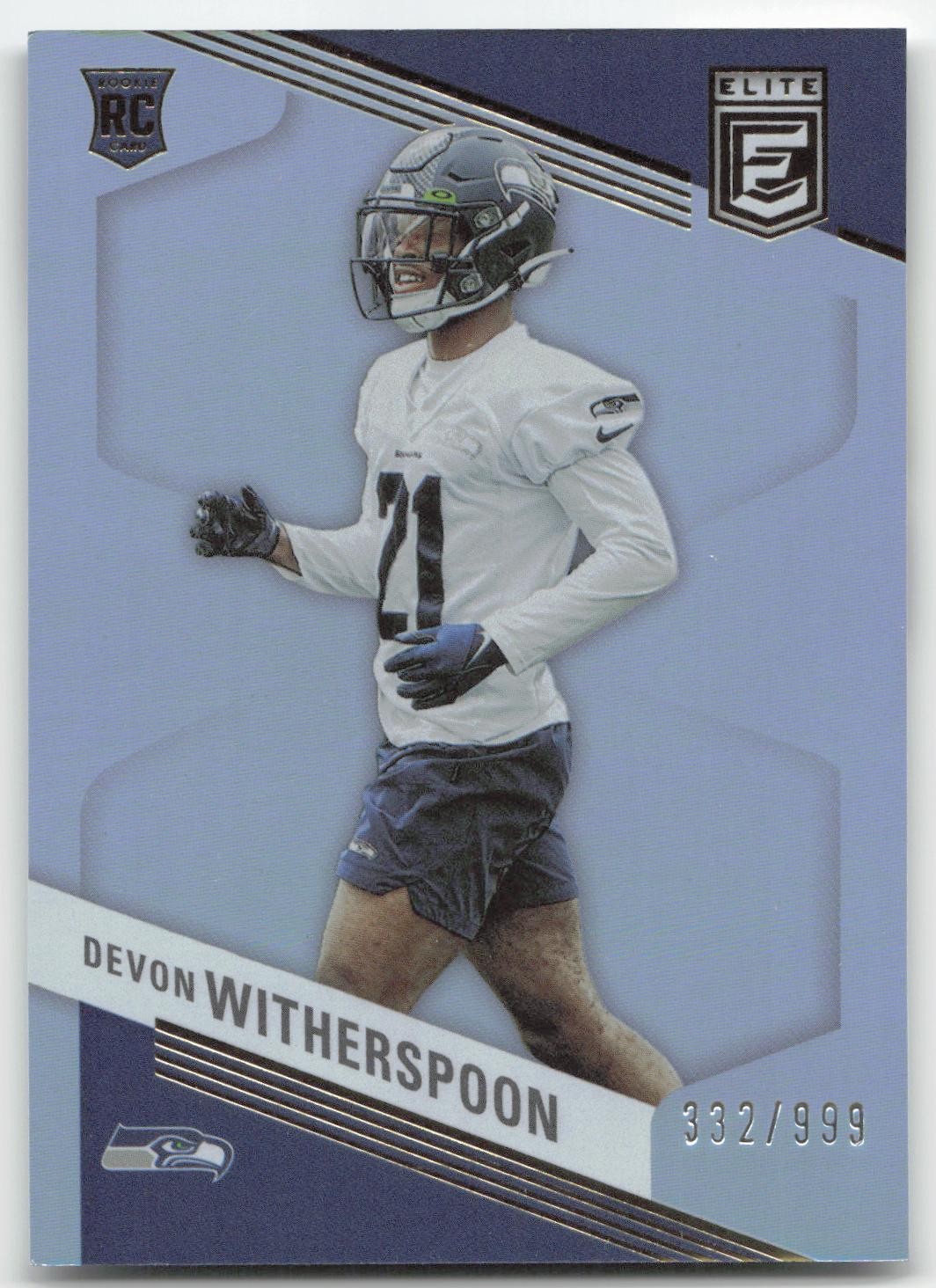 Devon Witherspoon Panini Donruss Elite #133 Base