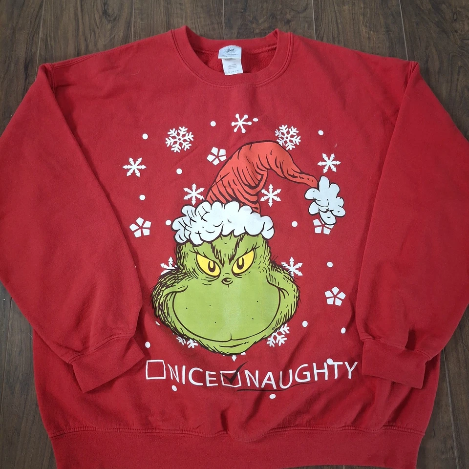 Lote de 3 Tops Dr. Seuss The Grinch: 1 Sudadera 2 Camisetas - Para Hombre XL - Whoville Foto 2 de 4