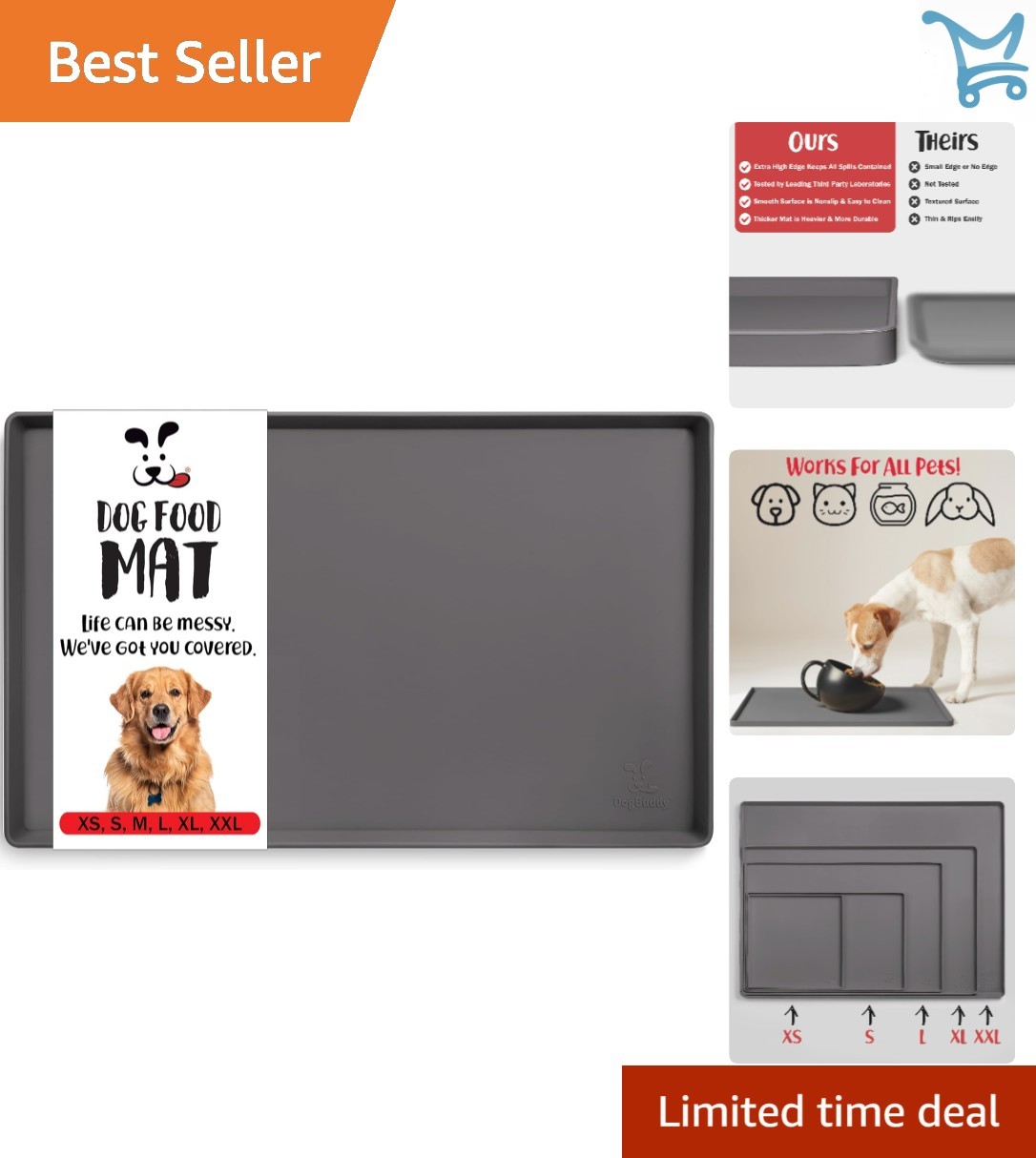 Mat Silicone Waterproof Non Slip Large Pets Feeding Floor Pl