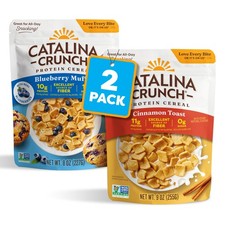 Catalina Crunch Protein Cereal Sugar Free Breakfast with up Standard
