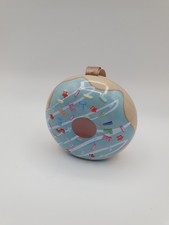 doughnut tin sweetlife ornament string on top doughnut shaped