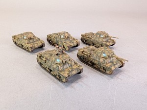 Flames of War Italian P40 Heavy Tank X5 Battlegroup Lot PRO PAINTED MM13 (IT045)
