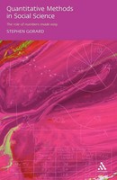 Quantitative Methods In Social Science Research Stephen Gorard Taschenbuch 2003
