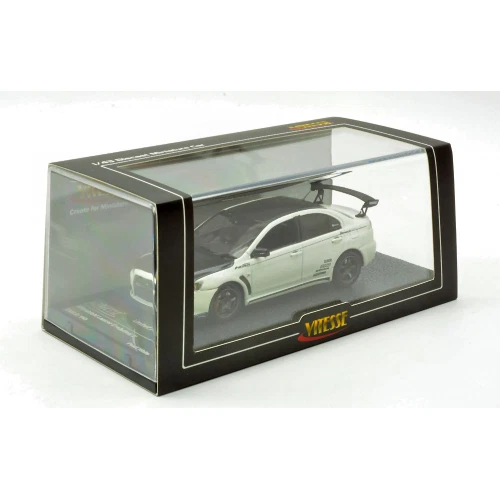 MITSUBISHI LANCER EVO X 2011 PEARL WHITE 1:43 Vitesse Auto Stradali Modellino Nu - Immagine 3 di 3