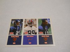 JUSTIN GAGE BOBBY WADE ROOKIE CARD CHICAGO BEARS 2003 FLEER TRADITION
