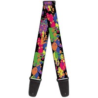 Guitar Strap - Bd Paint Splatter Black/Neon (Us Import) ACC NEU
