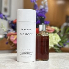 Tan-Luxe MEDIUM/DARK The Body Illuminating Self-Tan Drops 1.69 oz NIB! $60 MSRP