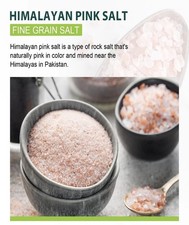 Himalayan Pink Salt, Fine Grain