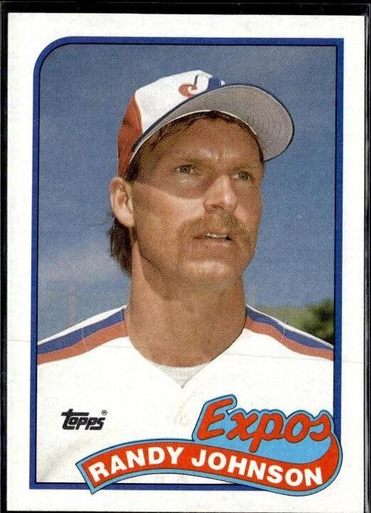1989 Topps #647 Randy Johnson