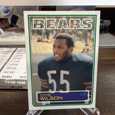 OTIS WILSON 1983 Football Card Topps #41 Rookie Rc CHICAGO BEARS LB EX-. rookie card picture