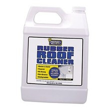 RV Rubber Roof Cleaner - Non-Toxic, Non-Abrasive RV roof detergent 1 Gallon -