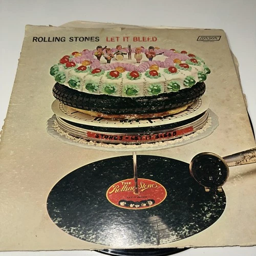 #Z20- Rolling Stones  "Let it Bleed " London NPS-4, Vinyl LP, Stereo, Dec 1969