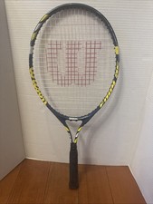 Wilson Envy 25 Blue Yellow 3 7/8 Grip Tennis Racquet