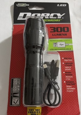 dorcy led rechargeable emergency flashlight Handheld Flashlight/Spot Light, 41-1047 000 lumens of brilliant illumination Life+Gear Stormproof Crank Flashlight/Radio