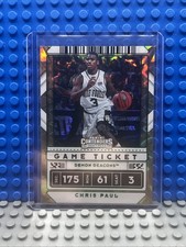 2020-21 Panini Contenders Draft Picks Chris Paul Green Explosion Game Ticket #38
