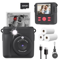 Kids Camera Instant Print, Christmas Birthday Gifts for Kids Age 3-12, Selfie