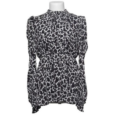 Fracomina, Bluse, Größe: M, Long Sleeves Blouse Print Blackwhit #Prz