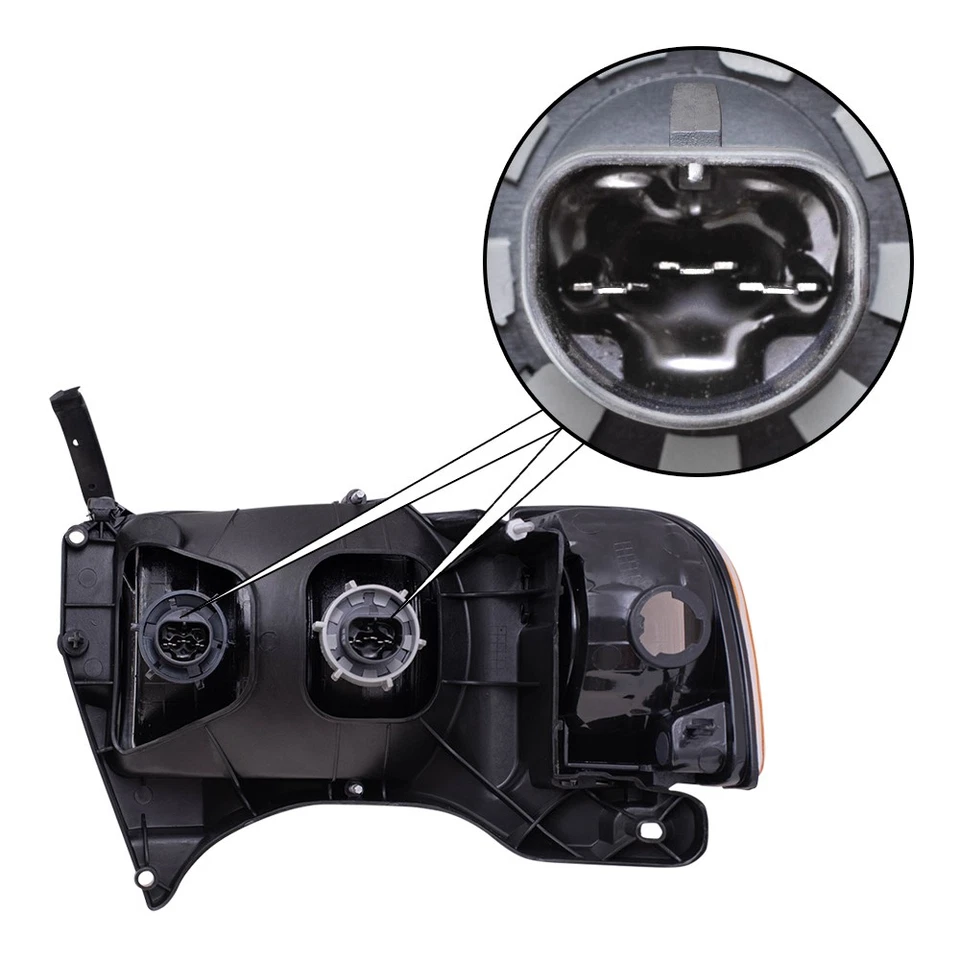 Faro para Ram 1500 1999-2001 con equipamiento deportivo con juego de luces de esquina CH2503123 Foto 4 de 4