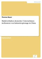 Thomas Beyer | Marktverhalten Deutscher Unternehmen Im Kontext Von...