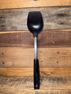 Vintage EKCO USA Black Nylon Cooking~Serving Spoon 11 1/4''