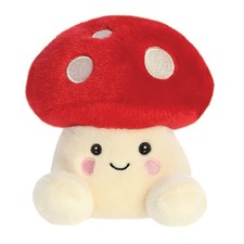 Aurora, 33767, Palm Pals Amanita Mushroom, 5In, Soft Toy, Red  Beige