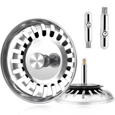 Tappo Lavandino Cucina Tappo Filtro Lavello Tappi Acciaio Inox per Lavabo L