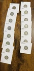 Lot Of 5 All Different Date Barber Dimes 90% Silver Circulated Coins
