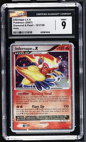 Infernape LV.X graded CGC 9 for sale on eBay