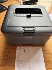 Brother HL-L2320D Monochrome Duplex USB Laser Printer Tested With Toner And Drum