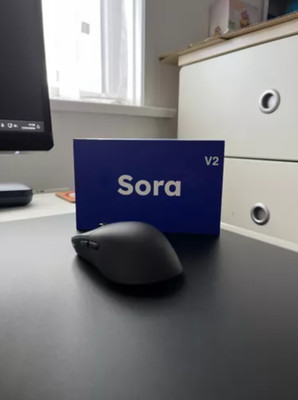 Ninjutso Sora V2 - Kabellose Gaming Maus - Schwarz