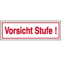 "Safetymarking® Hinweisaufkleber \"Vorsicht Stufe!\" Rechteckig 25,0 X 7,0 Cm, 1 St"
