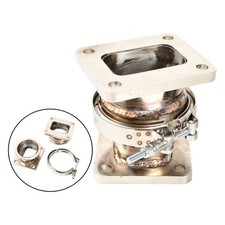 T4 To T4 Turbo Inlet V Band Rotation Conversion Adapter Flange-stainless Steel T4 To T4 Turbo Inlet V Band Rotation Conversion Adapter Flange-stainless Steel