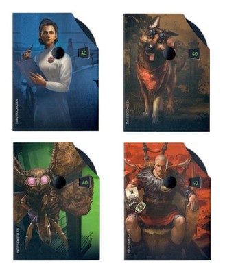 MTG - ALL FOUR - Fallout Life Wheels - 40 Life Counter Wheel Spin Down Set 4x x4