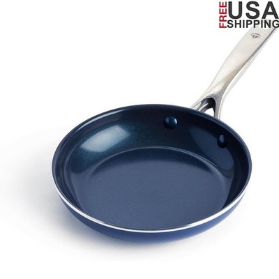 8'' Nonstick Frying Pan Free Ceramic Egg and Omelet Pan Diamond Infused Skillet