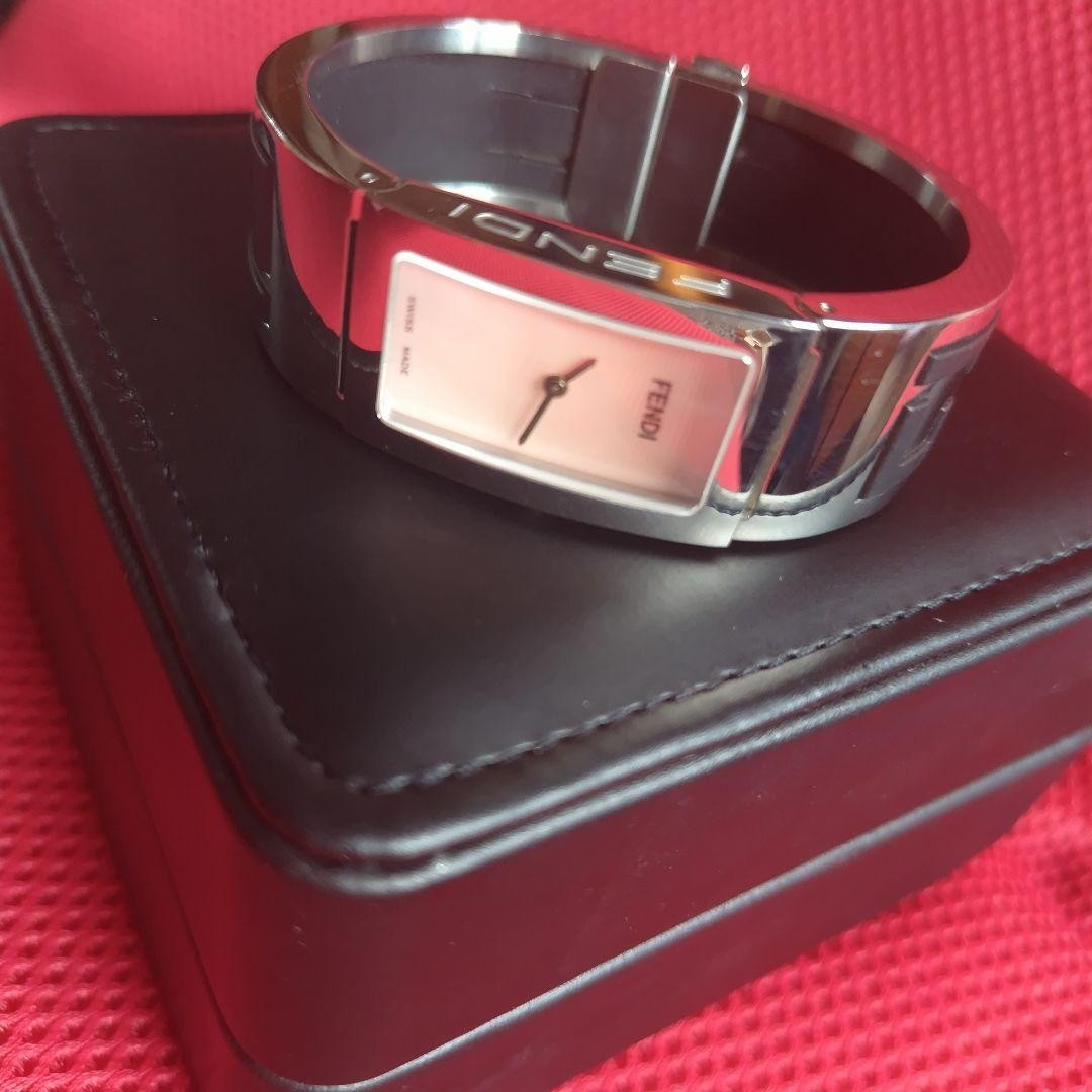 Fendi Silver Rectangular Watch - image 2