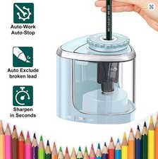 Desktop Electric Automatic Pencil Sharpener for Students – 6-8mm School Office