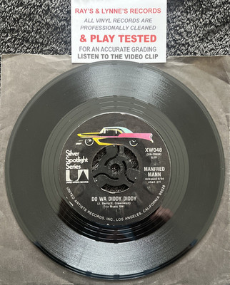 Manfred Mann - Do Wa Diddy Diddy / Sha La La 7'' Vinyl USA PLAY TESTED EX+ VIDEO