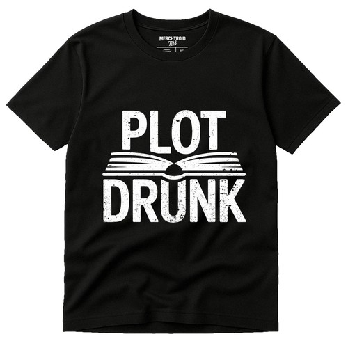 Reading Teacher Shirts - "Plot Drunk" Graphic Tee