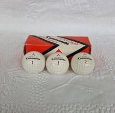 Vintage Penfold Commando Golf Balls (3) The Tough One With Penfold Box – Unused.