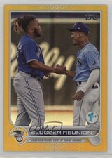 2022 Series 1 1st Edition Checklist Gold Wander Franco Vladimir Guerrero Jr p9p