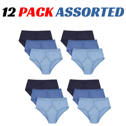 6 Pairs Men's Y-Fronts Underpants, 100% Pure Cotton Underwear, M L XL XXL - Picture 9 of 12