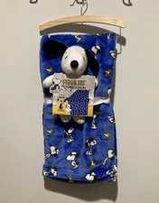 Snoopy Blanket & Snoopy Joe Cool Stuffed Animal | Peanuts Baby Blanket Pet Throw
