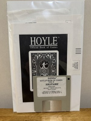 Hoyle: Book of Games Vol. II - Solitaire MS-DOS PC 3.5'' Sierra Ver. 1.000.016