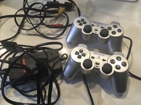 Sony PlayStation 2 Ps2 Slim Lot Bundle Silver Console 13 Game 2 Controllers